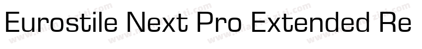 Eurostile Next Pro Extended Regular字体转换
